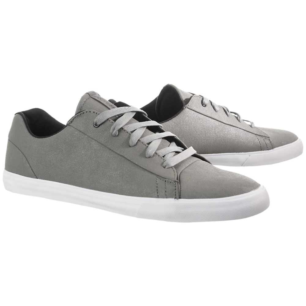 Baskets Supra Assault Grise Grey/Waxed Canvas Homme | XHA-78551468